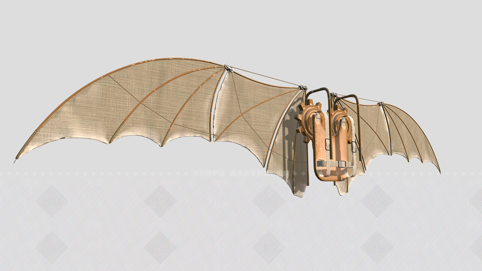 翅膀3D模型下载【ID:1158829050】