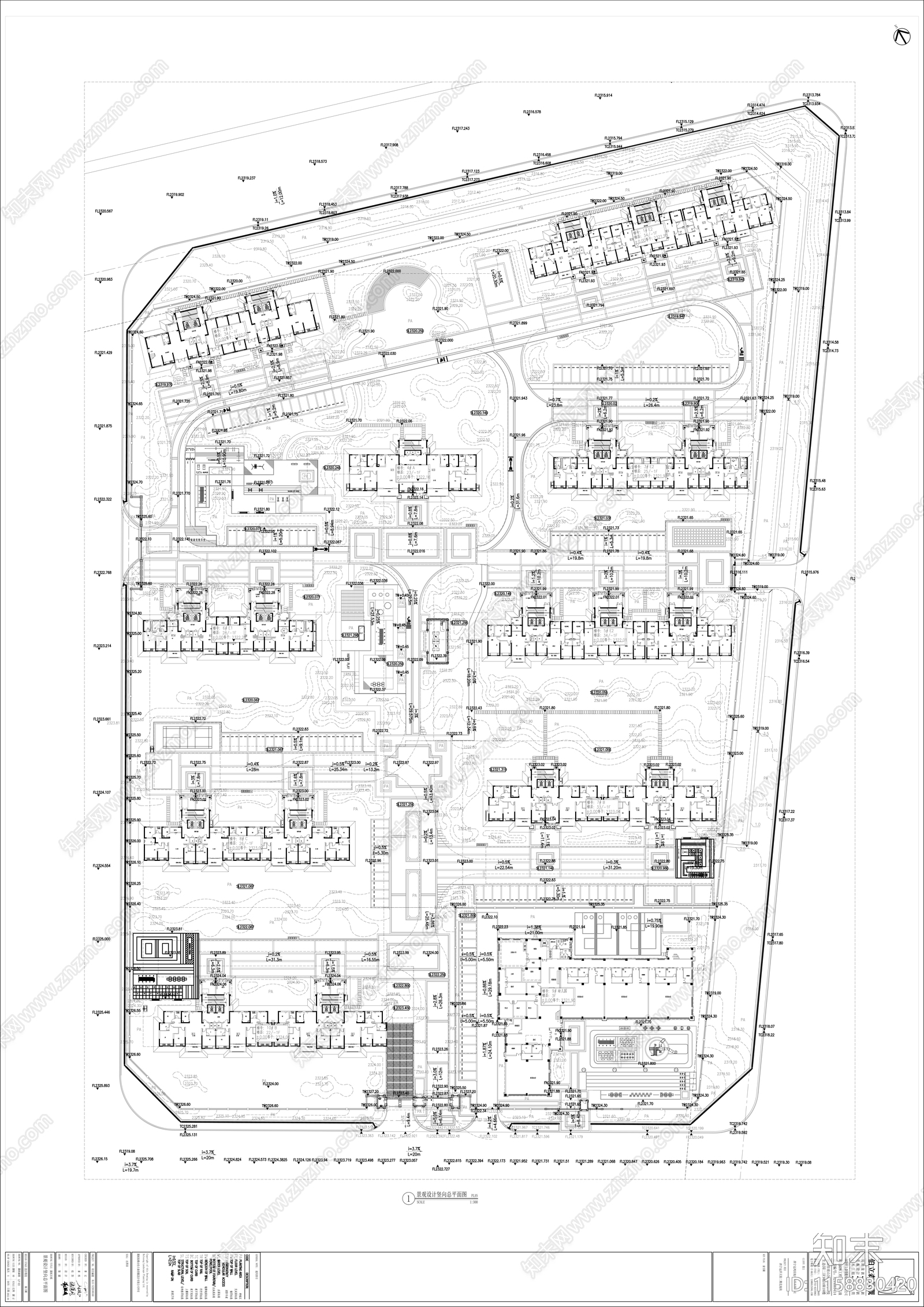 远洋天铂全套景cad施工图下载【ID:1158830420】