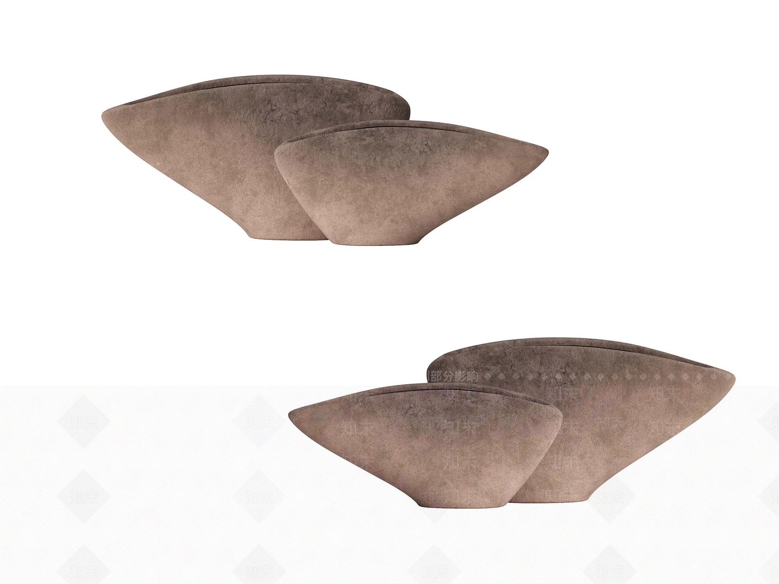 北欧简约陶瓷摆件3D模型下载【ID:1158833978】