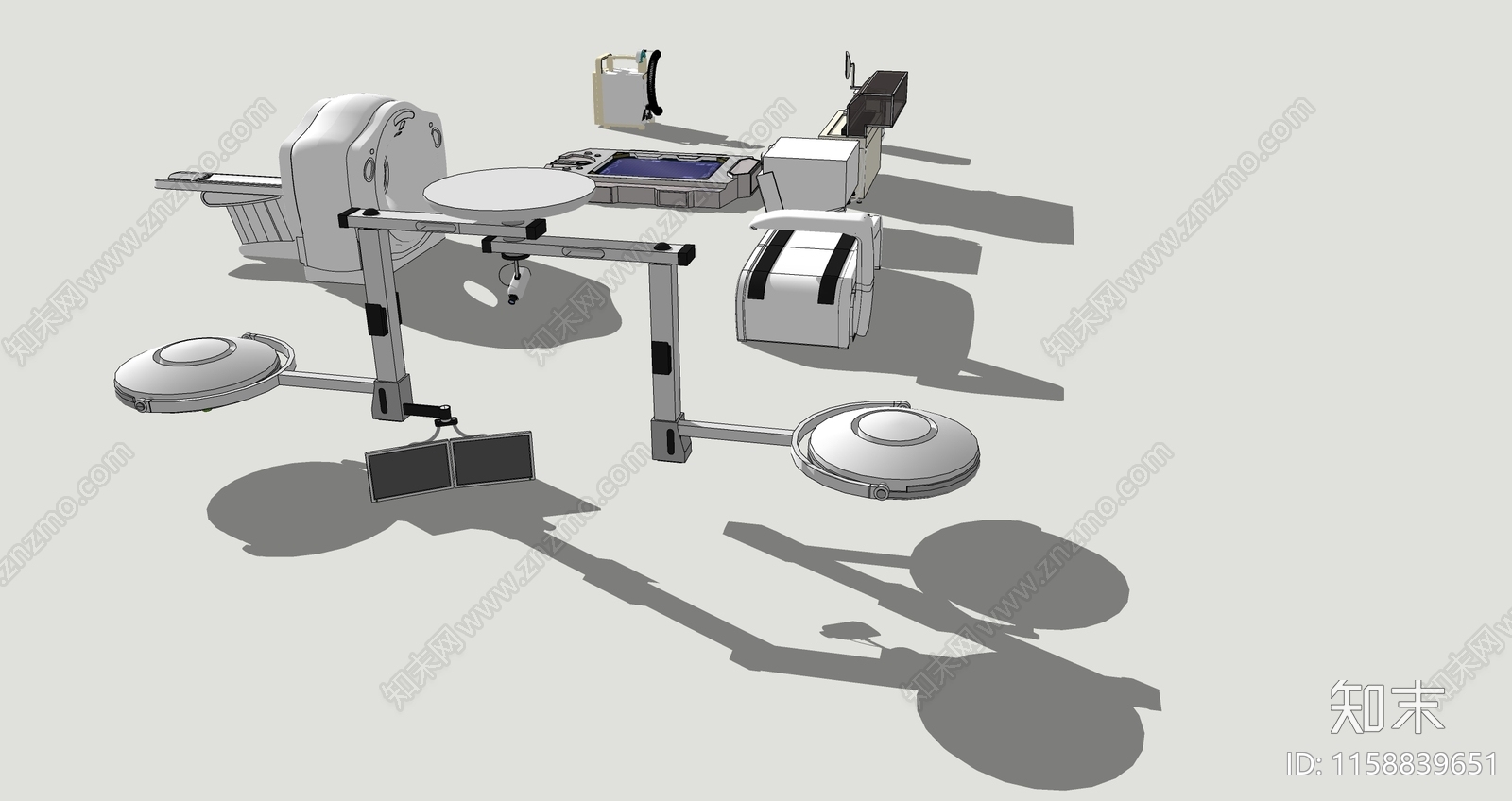 现代医疗器材SU模型下载【ID:1158839651】