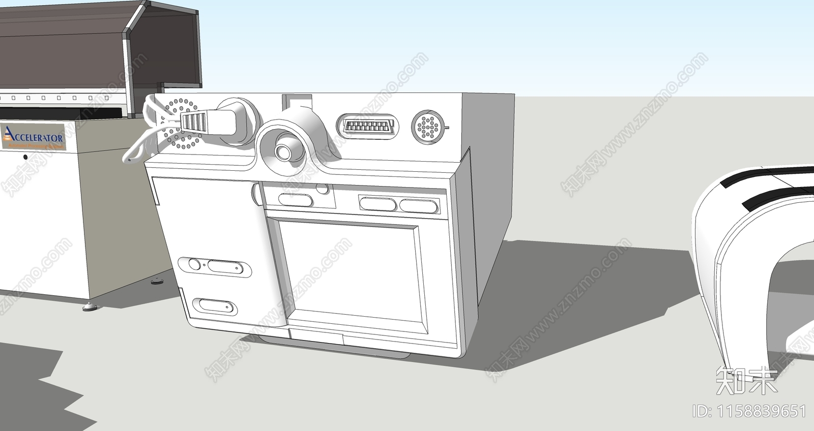 现代医疗器材SU模型下载【ID:1158839651】