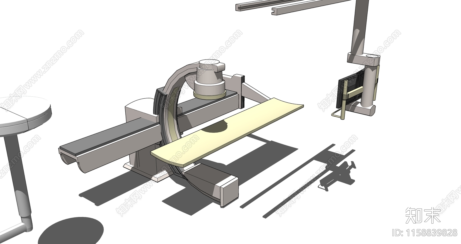 现代医疗器材SU模型下载【ID:1158839828】