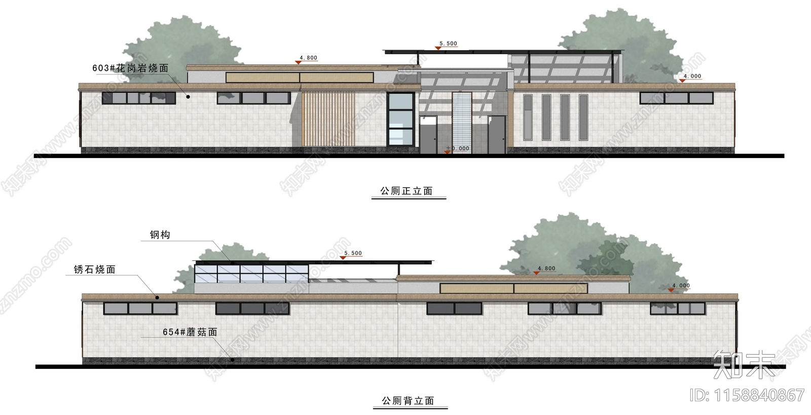 现代公共厕所SU模型下载【ID:1158840867】