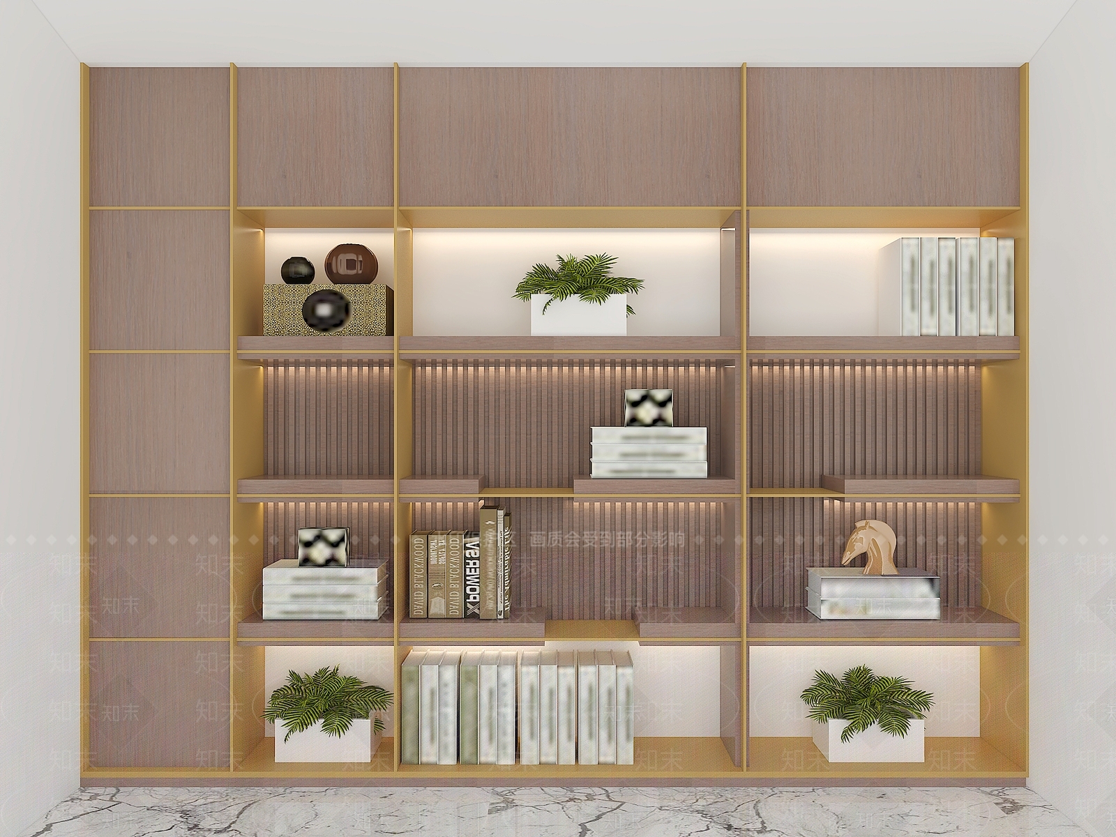 现代定制柜定制家具楼梯柜3D模型下载【ID:1158845870】