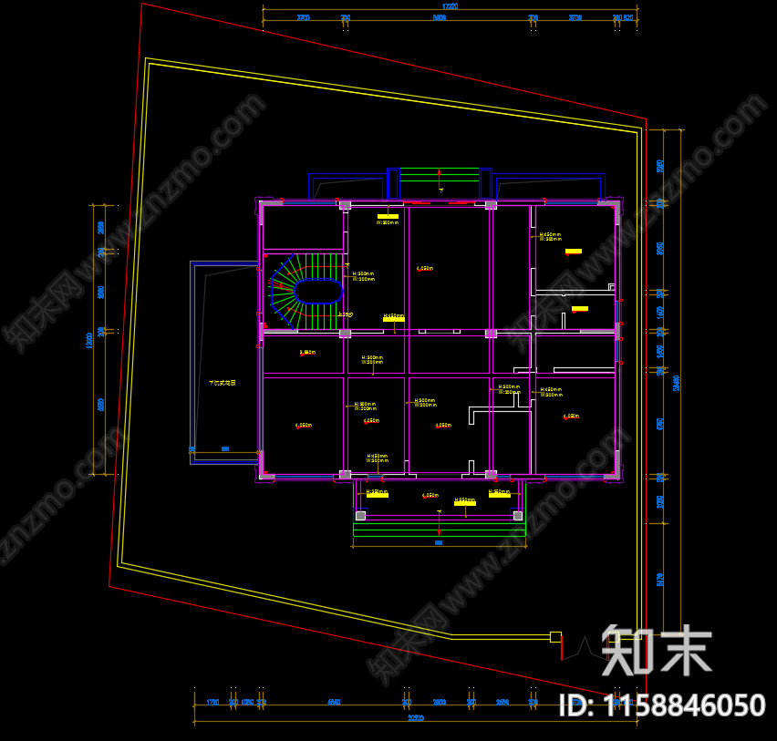 自建别墅施工图下载【ID:1158846050】