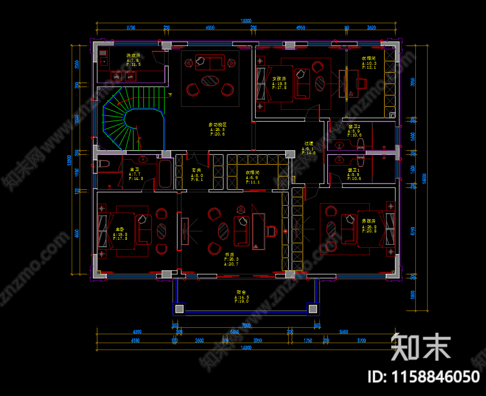 自建别墅施工图下载【ID:1158846050】