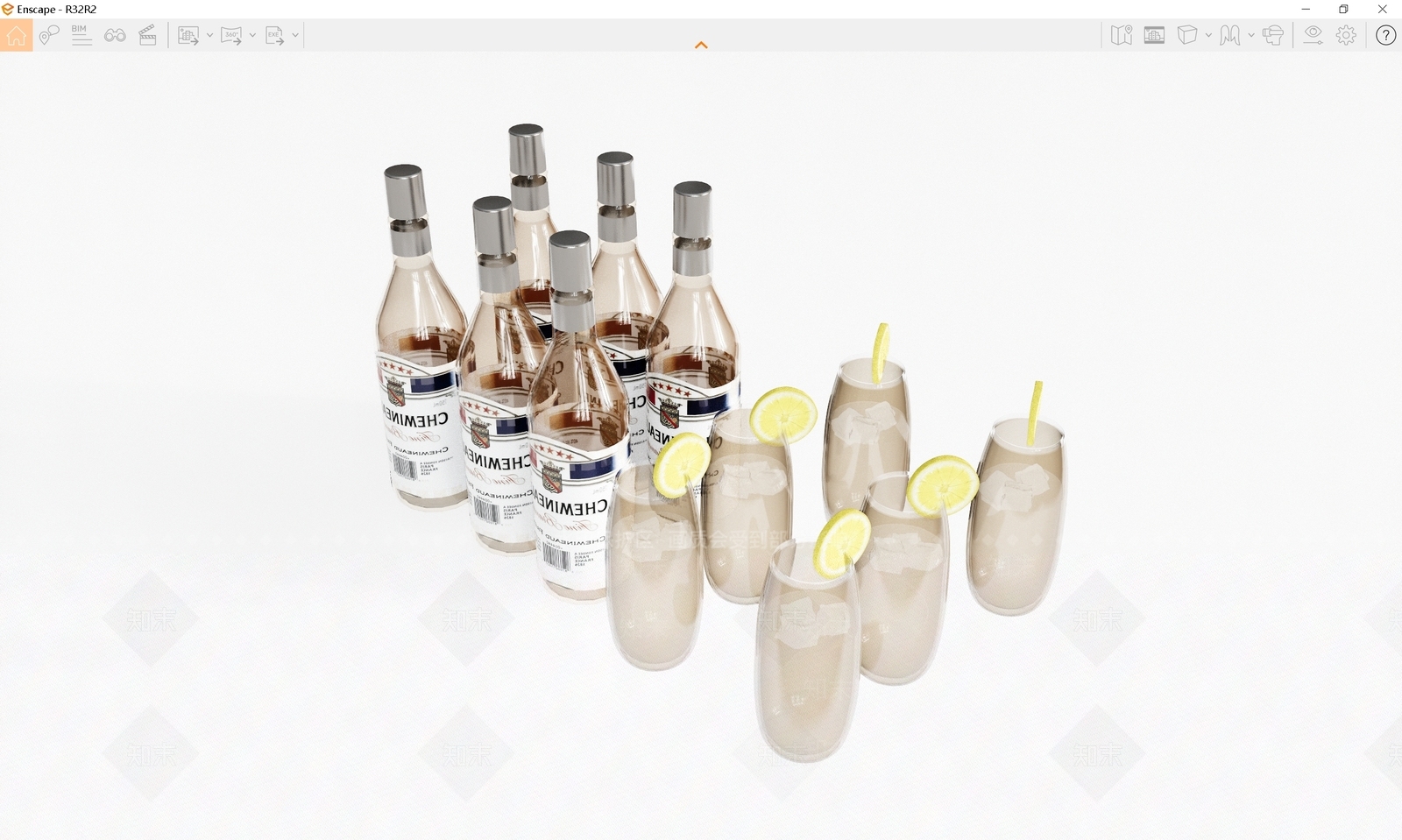 酒具SU模型下载【ID:1158858697】