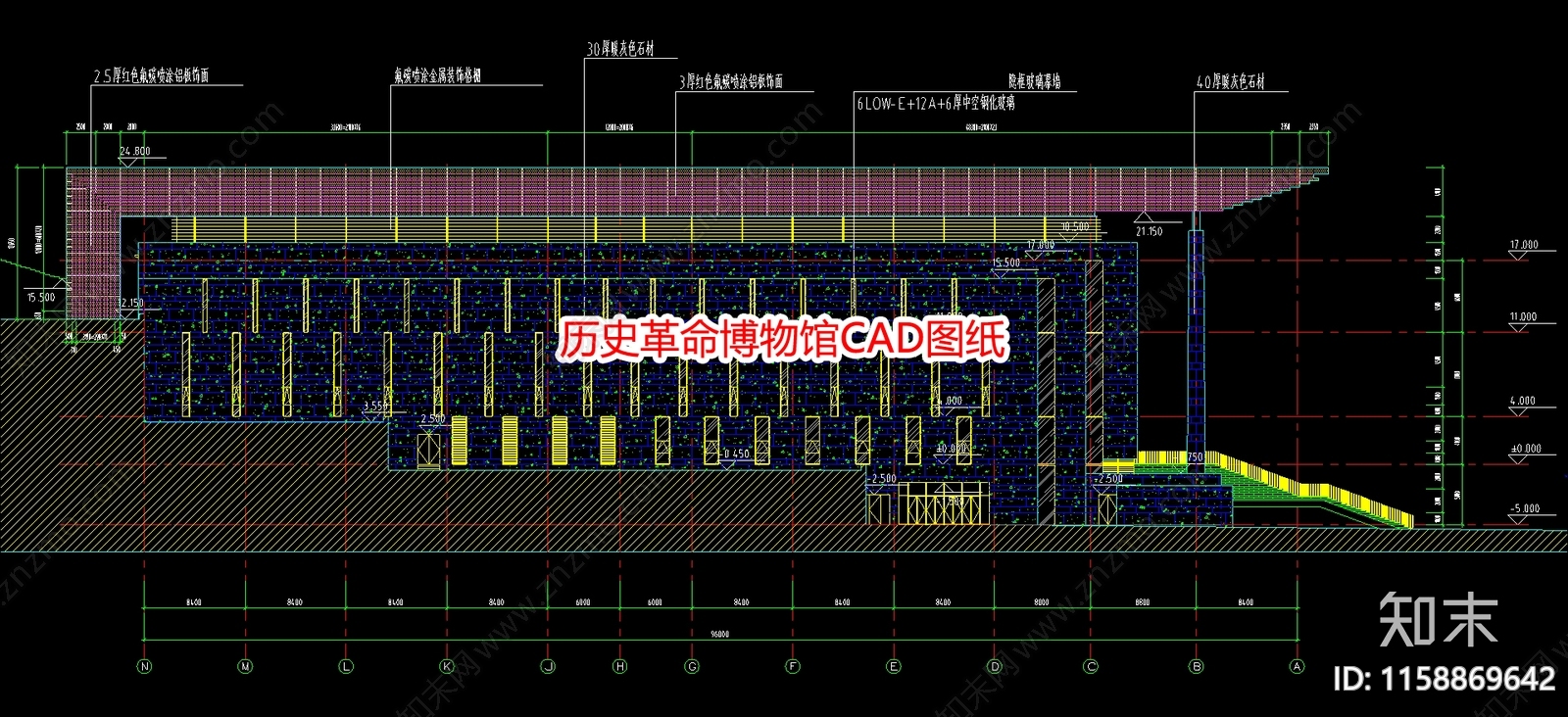 历史革命博物馆图纸施工图下载【ID:1158869642】