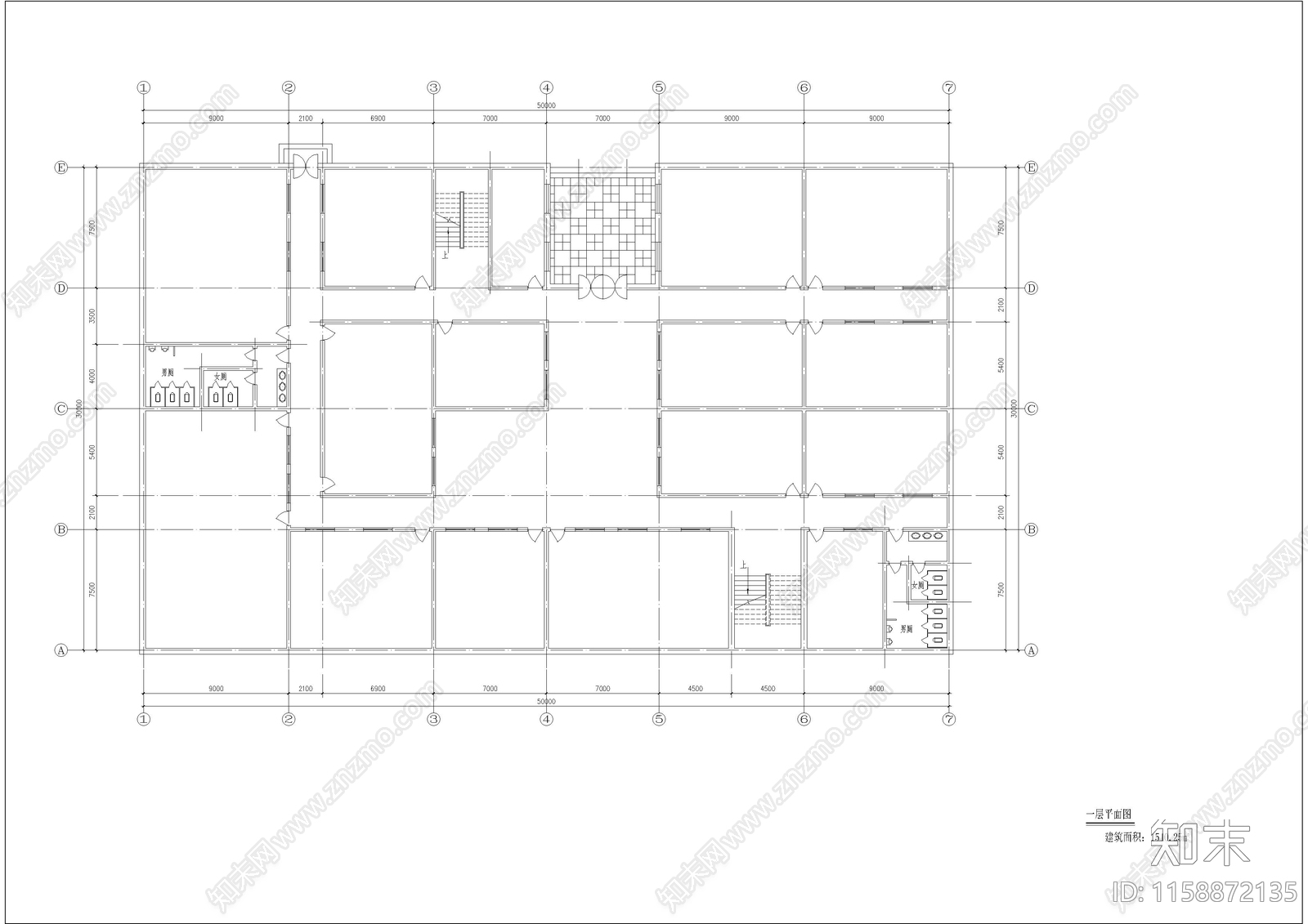 城市展览馆建筑方案图cad施工图下载【ID:1158872135】