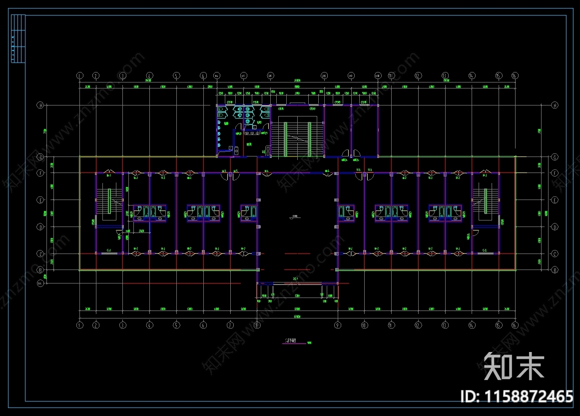 会展中心建筑施工图下载【ID:1158872465】