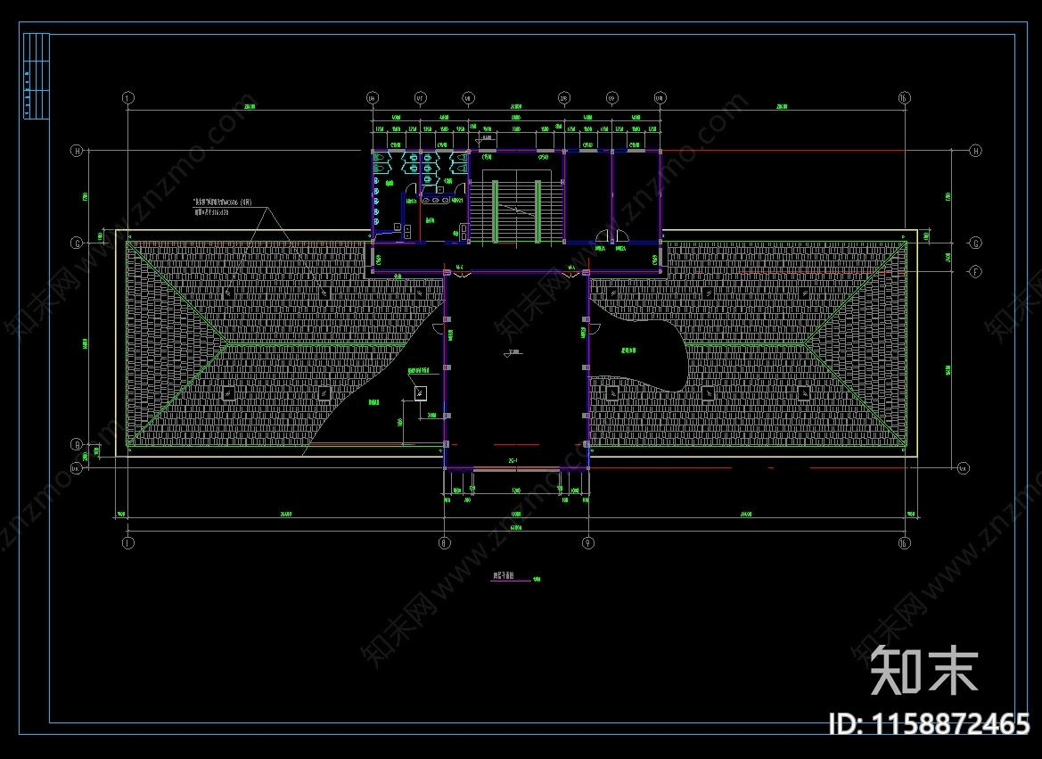 会展中心建筑施工图下载【ID:1158872465】