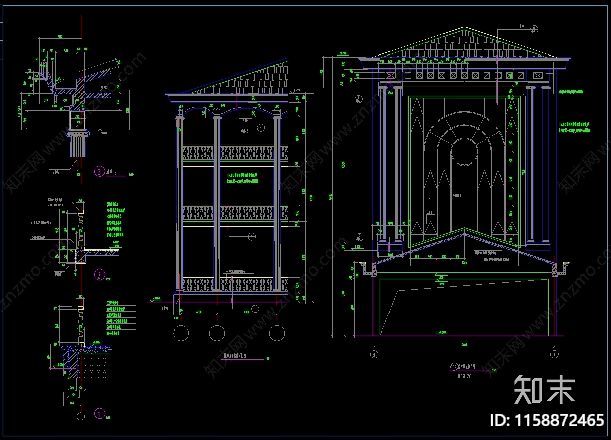 会展中心建筑施工图下载【ID:1158872465】