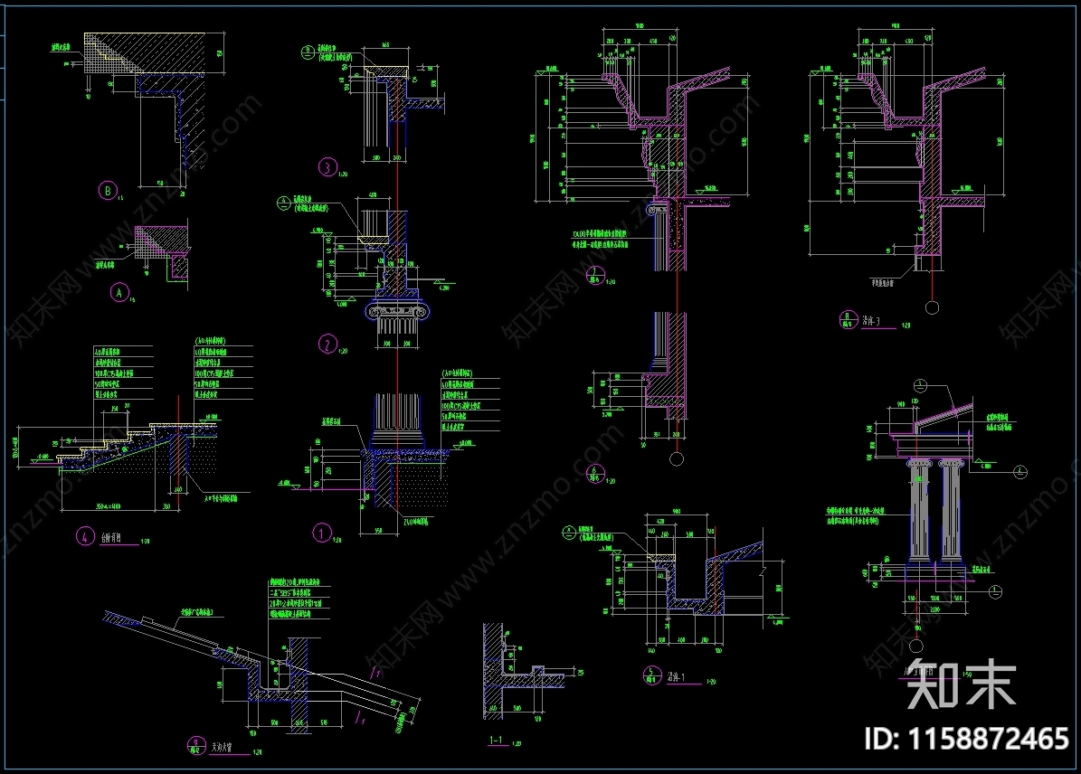 会展中心建筑施工图下载【ID:1158872465】