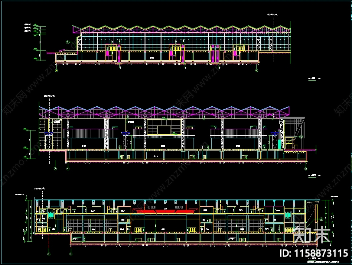 滨海国际会展中心建施工图下载【ID:1158873115】