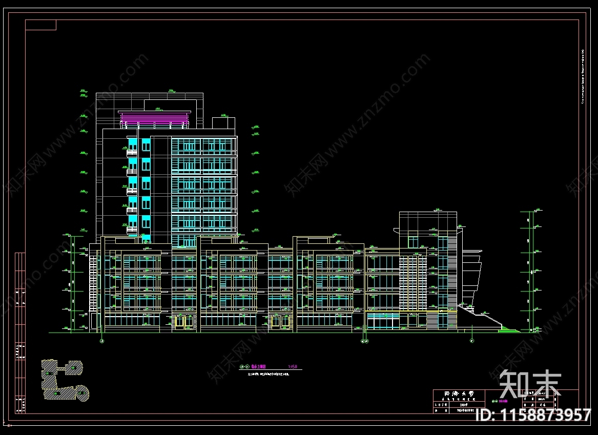 大学逸夫图书馆建筑方案文本施工图下载【ID:1158873957】