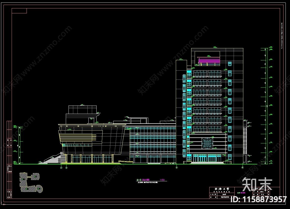 大学逸夫图书馆建筑方案文本施工图下载【ID:1158873957】