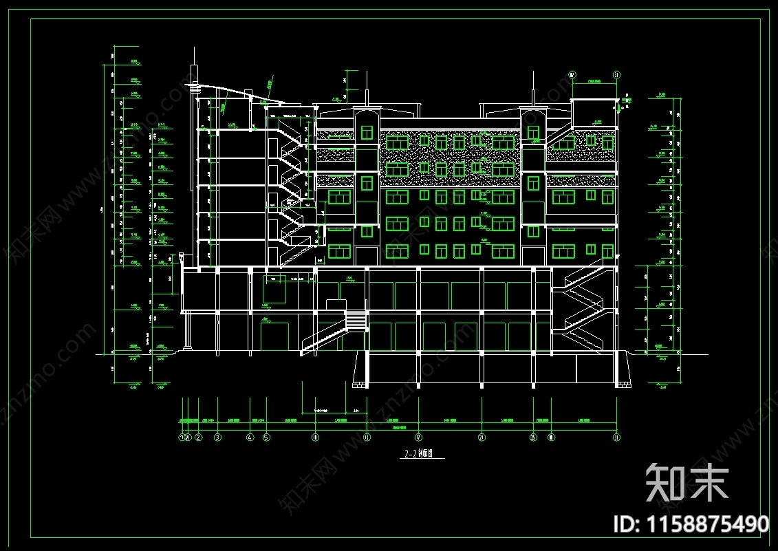 11200平米7层农贸市场及住宅综合楼建施工图下载【ID:1158875490】