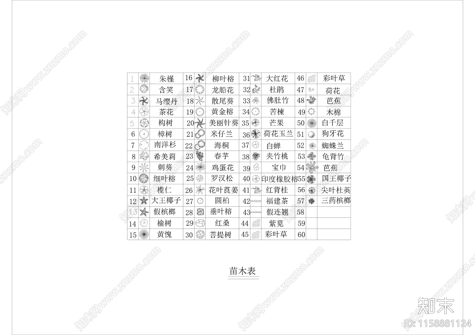 办公楼景观绿化设计图cad施工图下载【ID:1158881124】