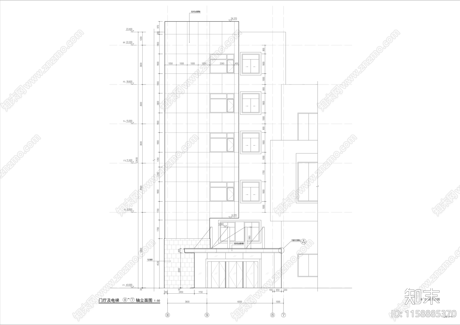 某建筑电梯加建工程施工图下载【ID:1158885370】