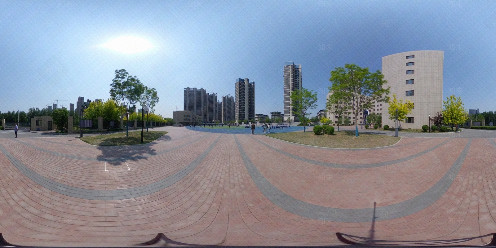 hdr室外校园景观贴图下载【ID:1158896071】