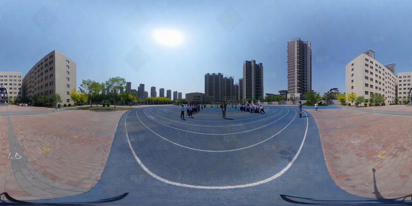 hdr室外校园操场景观贴图下载【ID:1158895939】