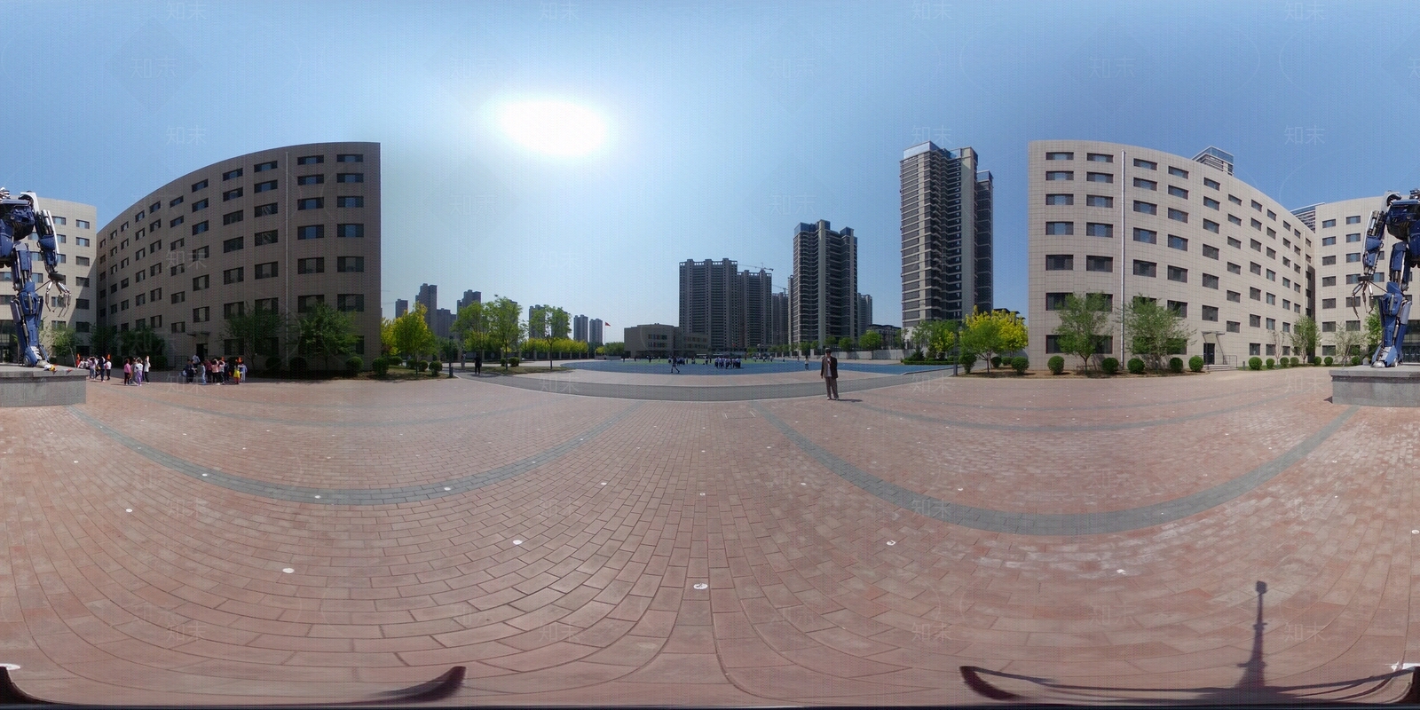 hdr室外校园景观贴图下载【ID:1158896013】