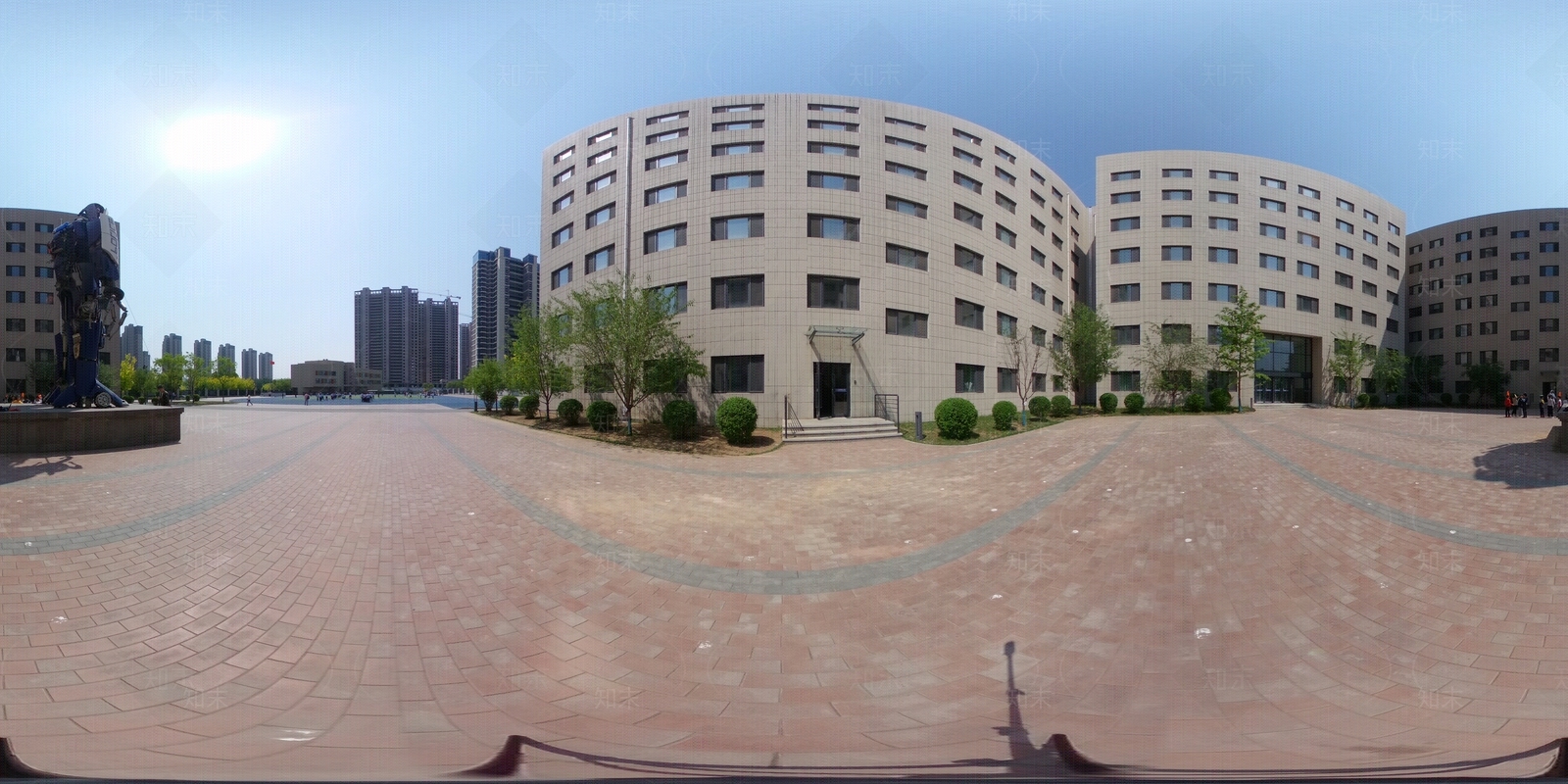 hdr室外校园景观贴图下载【ID:1158896004】