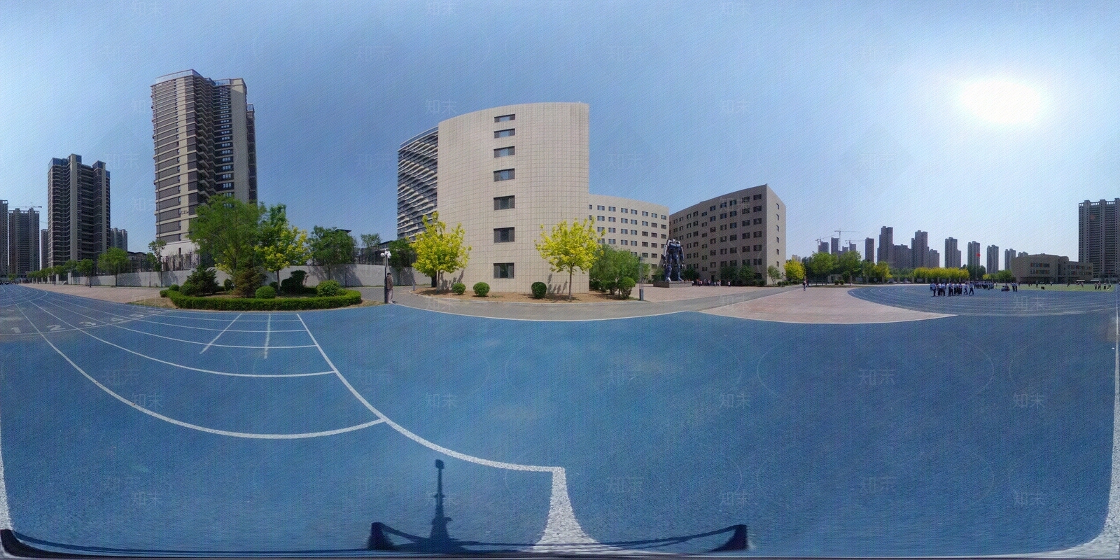 hdr室外校园操场景观贴图下载【ID:1158896270】