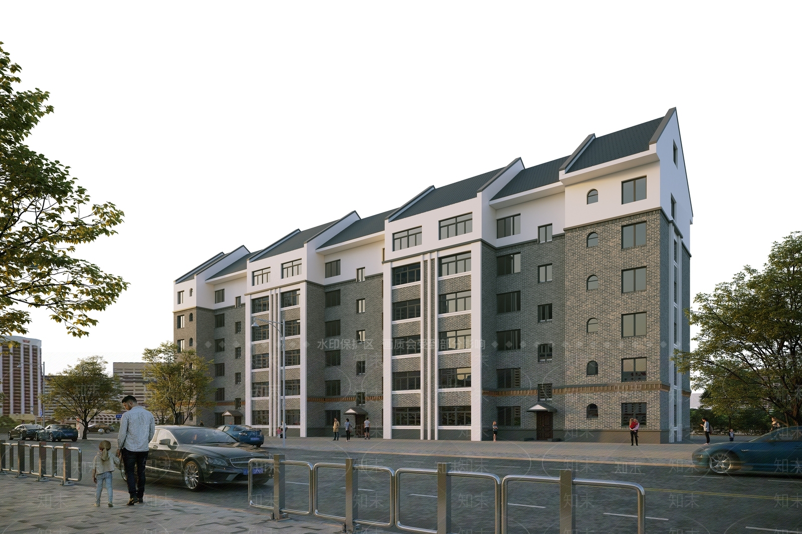 新中式低层住宅3D模型下载【ID:1158898077】