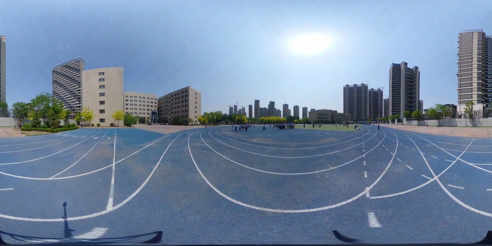 hdr室外校园操场景观贴图下载【ID:1158896859】