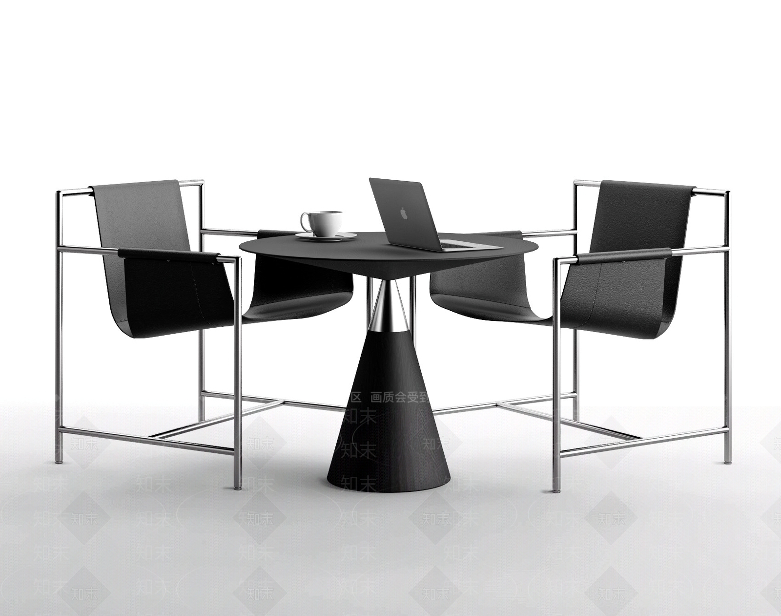 现代休闲桌椅组合3D模型下载【ID:1158899985】