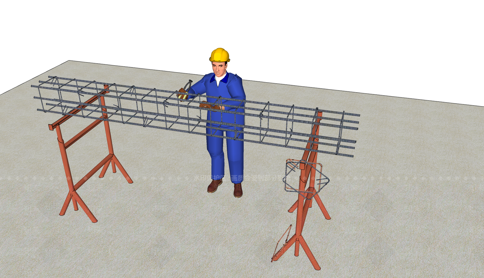 建筑工地设备SU模型下载【ID:1158902548】