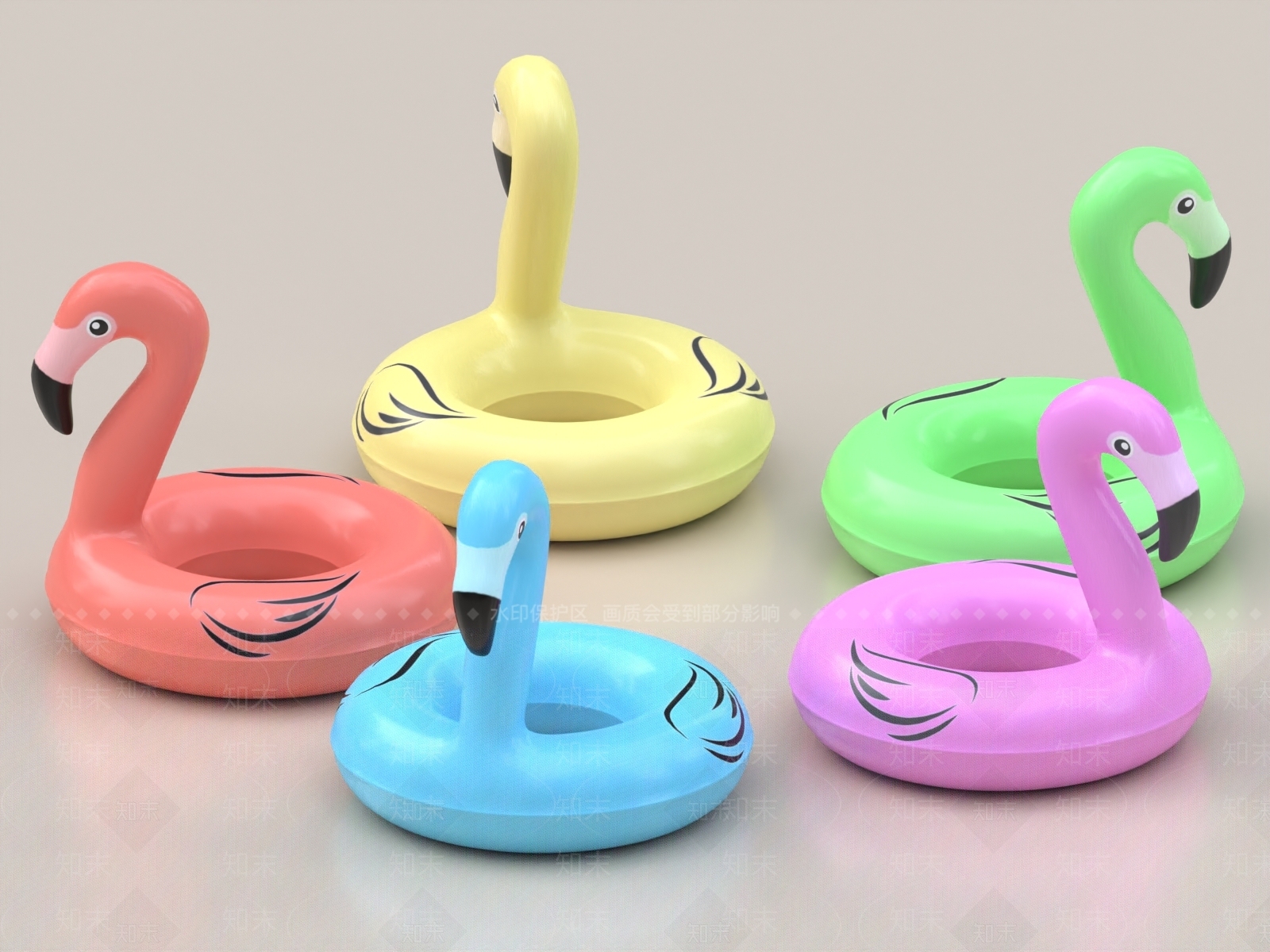 游泳圈3D模型下载【ID:1158905681】