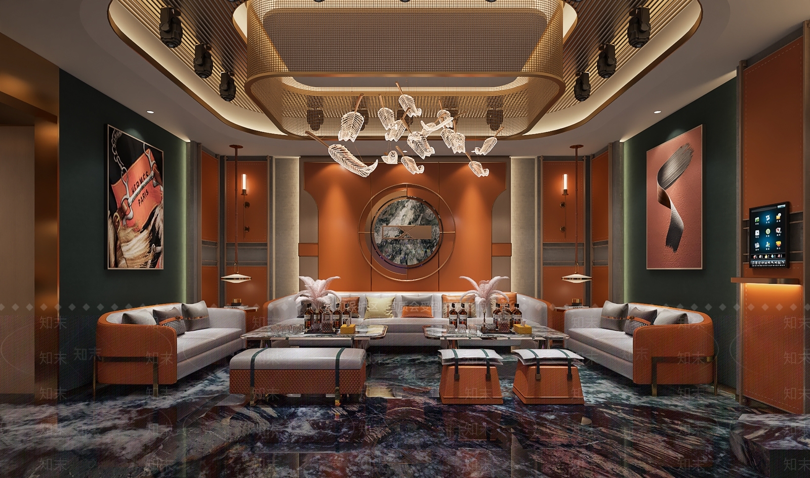 商务KTV包间3D模型下载【ID:1158912930】