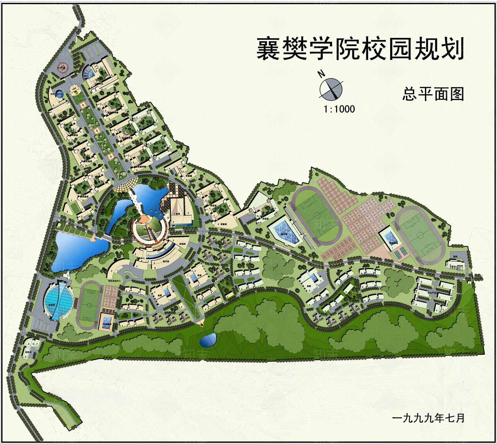 彩色总平面图贴图下载【ID:1158921412】