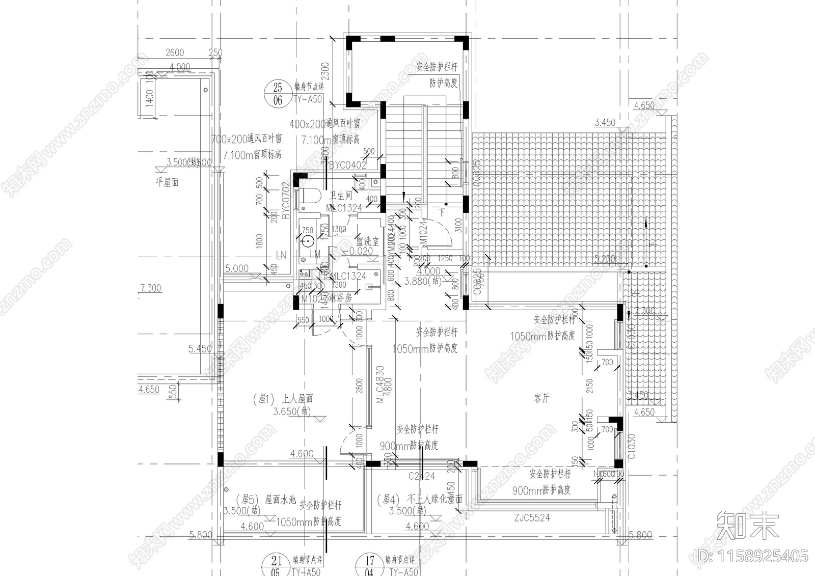 创意民宿建cad施工图下载【ID:1158925405】