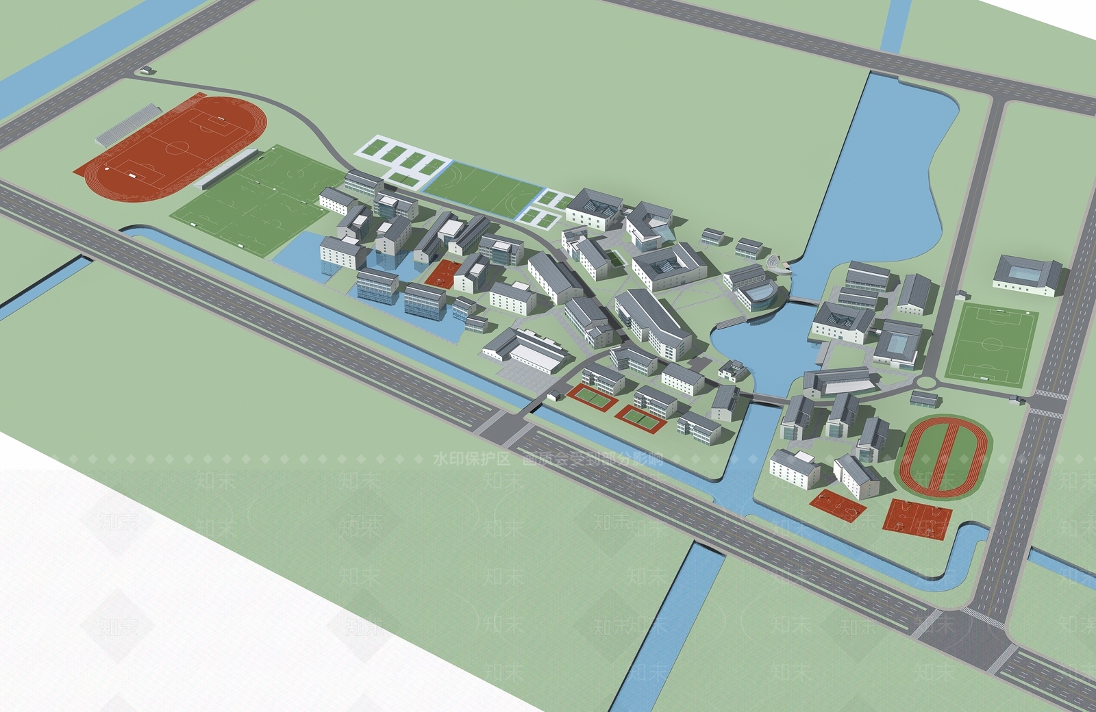 体育度假村3D模型下载【ID:1158928992】