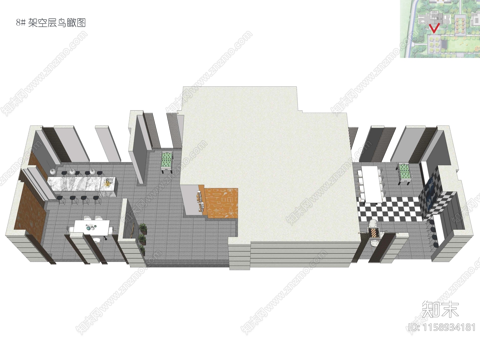 温州地产项目居住区景观cad施工图下载【ID:1158934181】