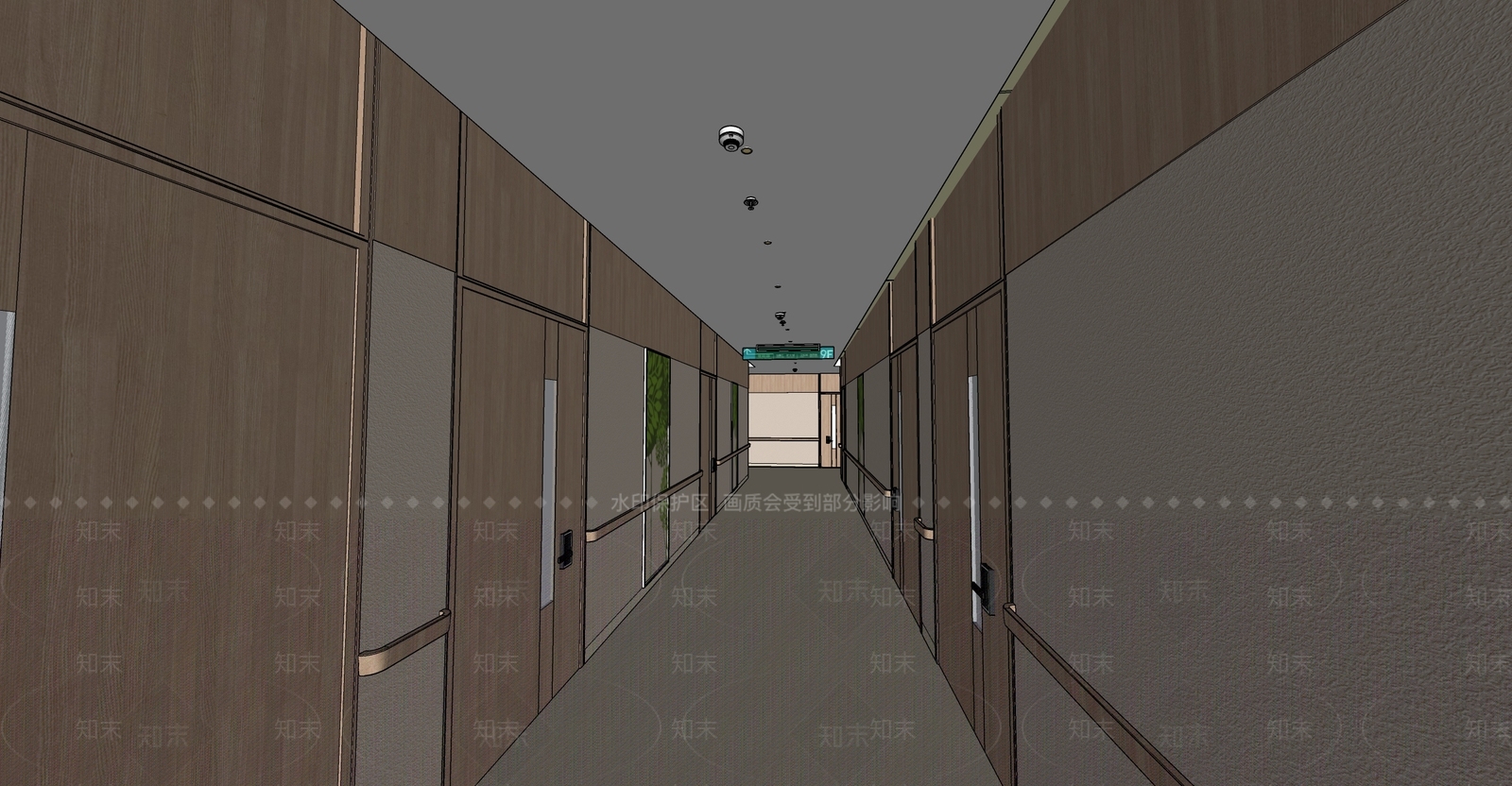 现代护士站SU模型下载【ID:1158935939】