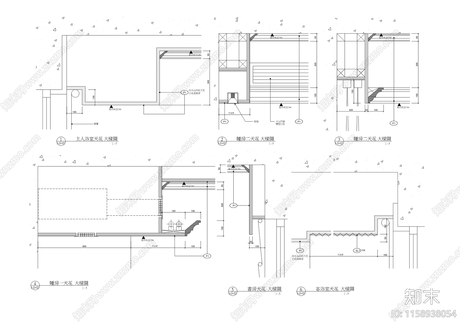 上海陸家嘴中央公cad施工图下载【ID:1158938054】