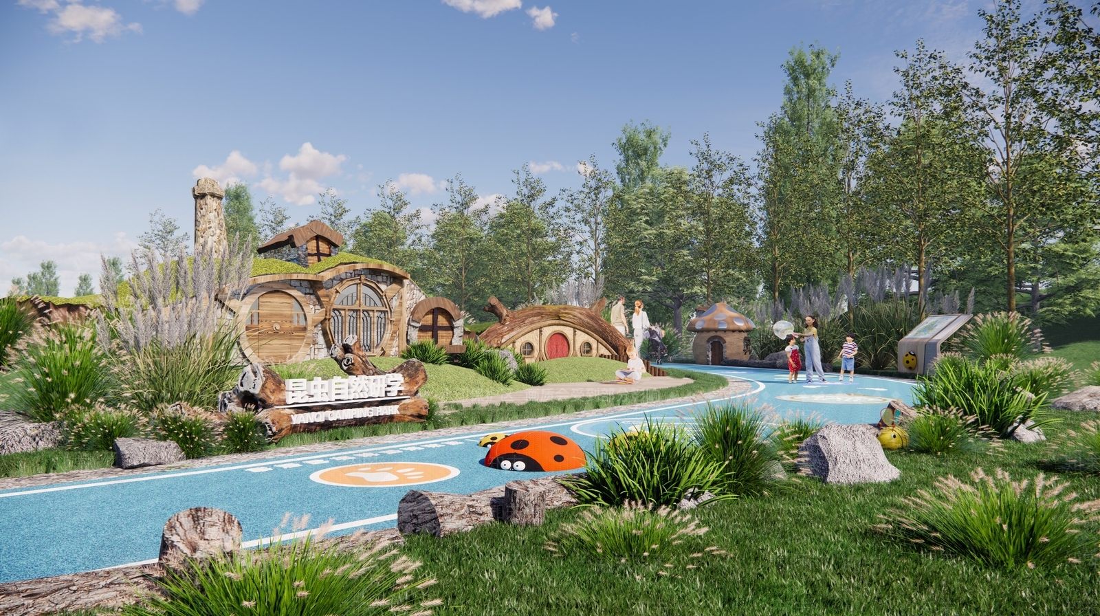 现代自然乐园SU模型下载【ID:1159029039】