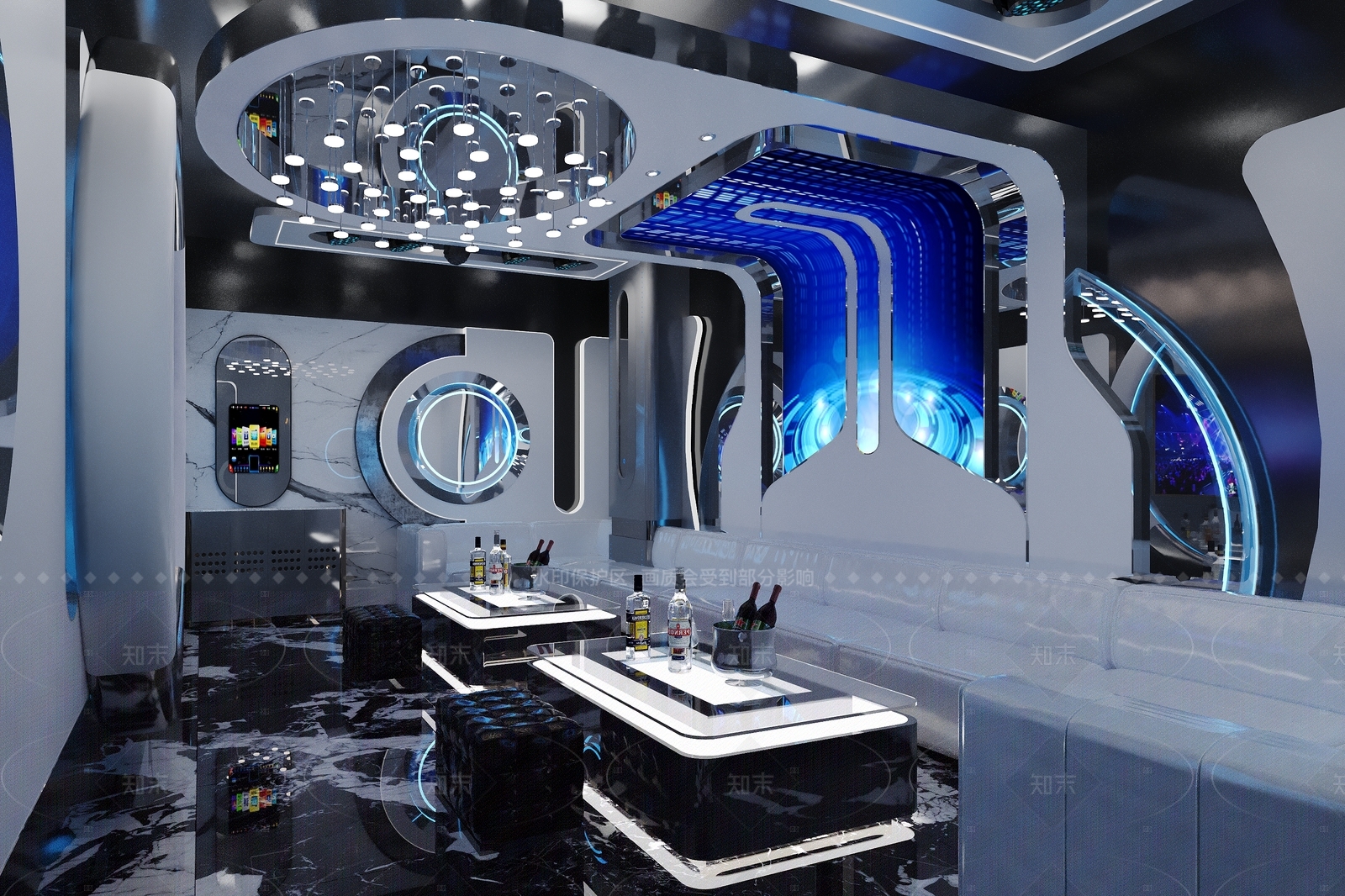 现代酒吧3D模型下载【ID:1214416960】