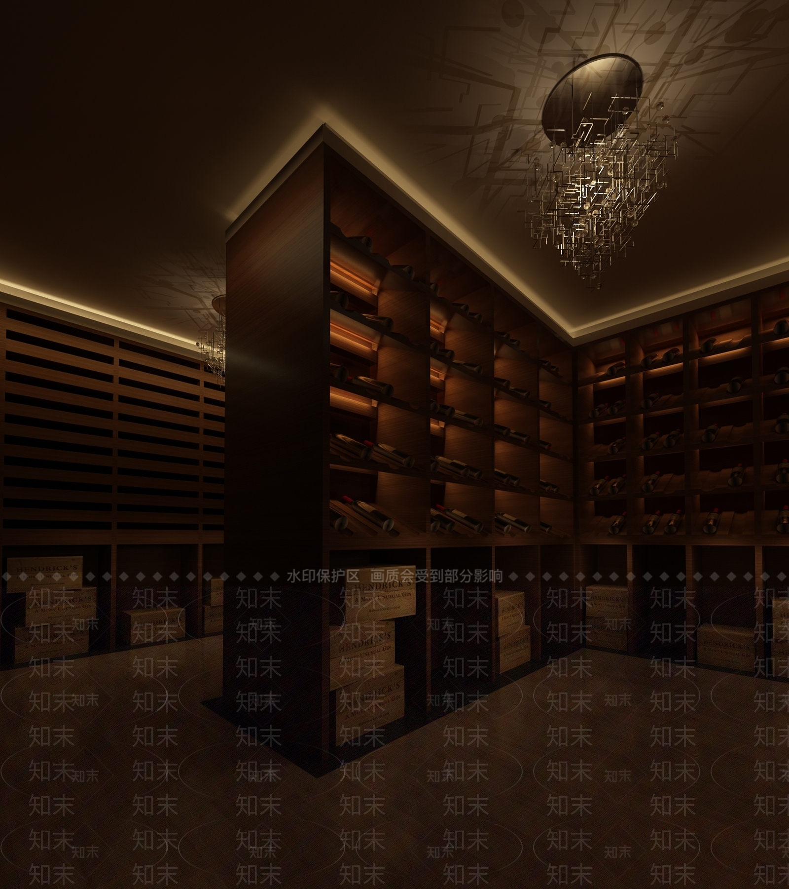 现代酒窖3D模型下载【ID:1158943061】