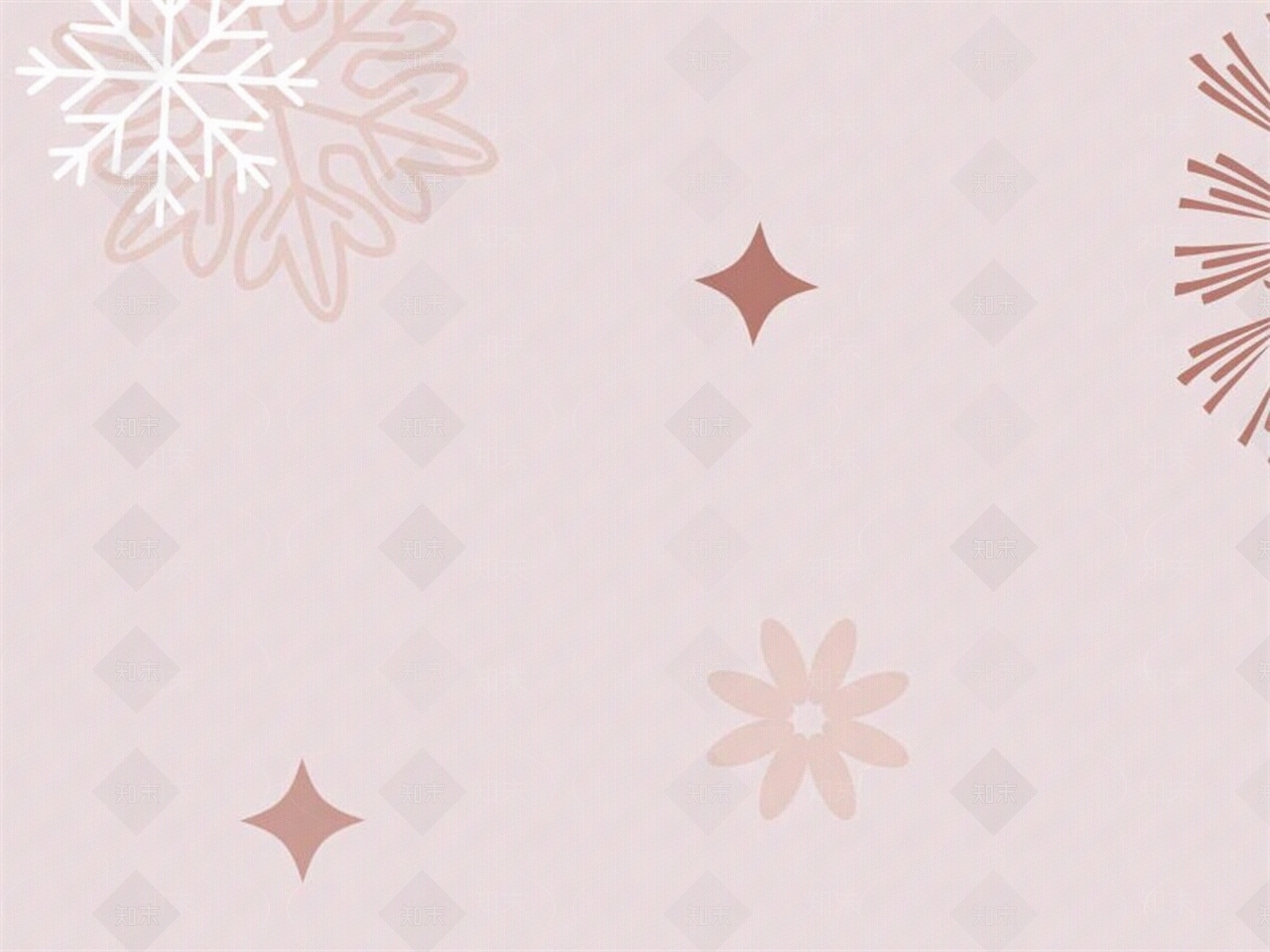 儿童房粉色雪花星星壁画壁布贴图下载【ID:1158947336】
