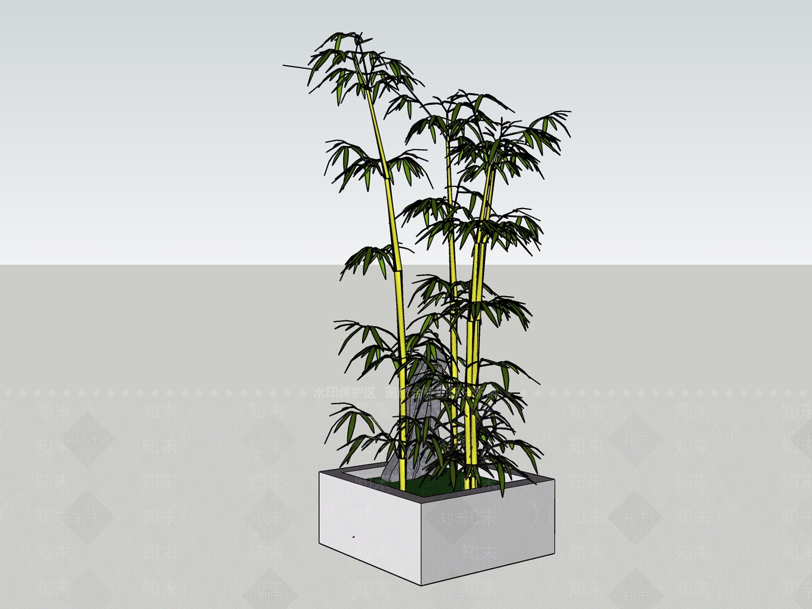 竹子SU模型下载【ID:1158954680】