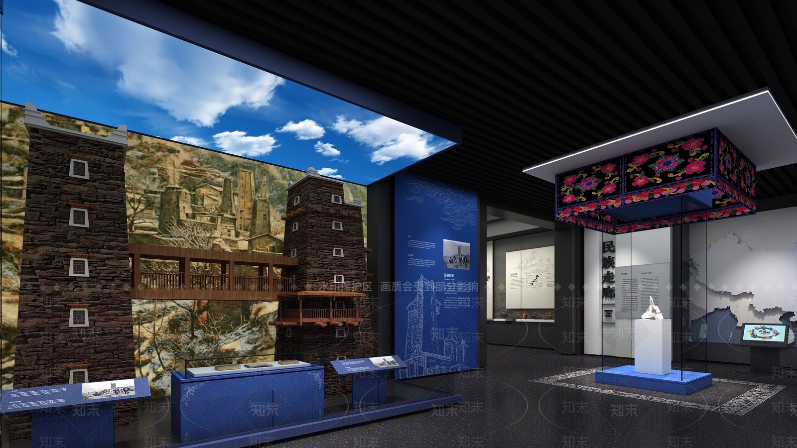 现代民族主题博物馆3D模型下载【ID:1158954765】
