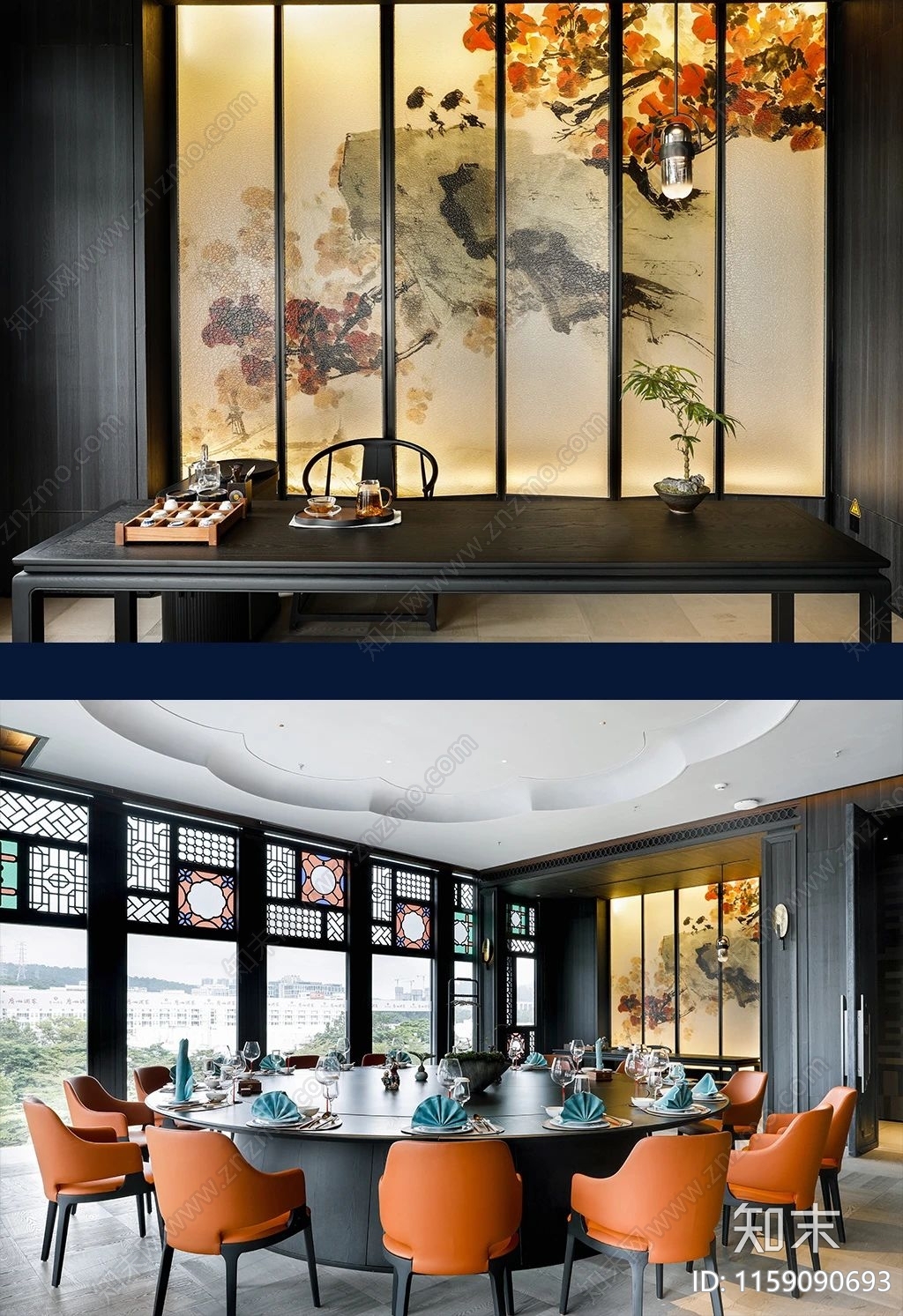 广州酒家内部cad施工图下载【ID:1159090693】