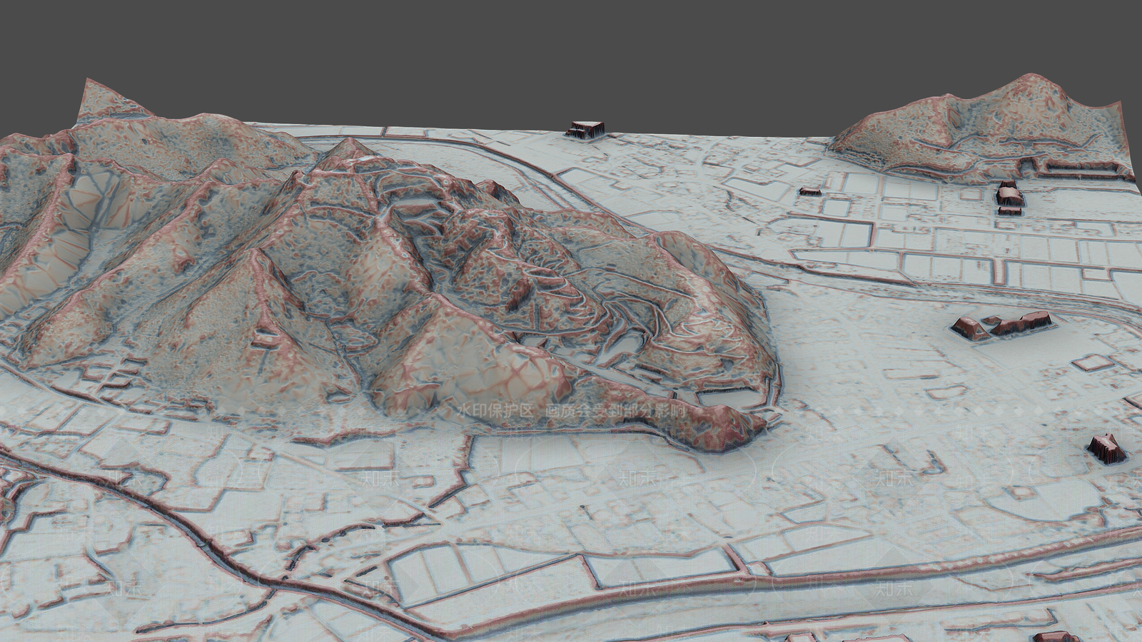 现代地形图3D模型下载【ID:1158959080】