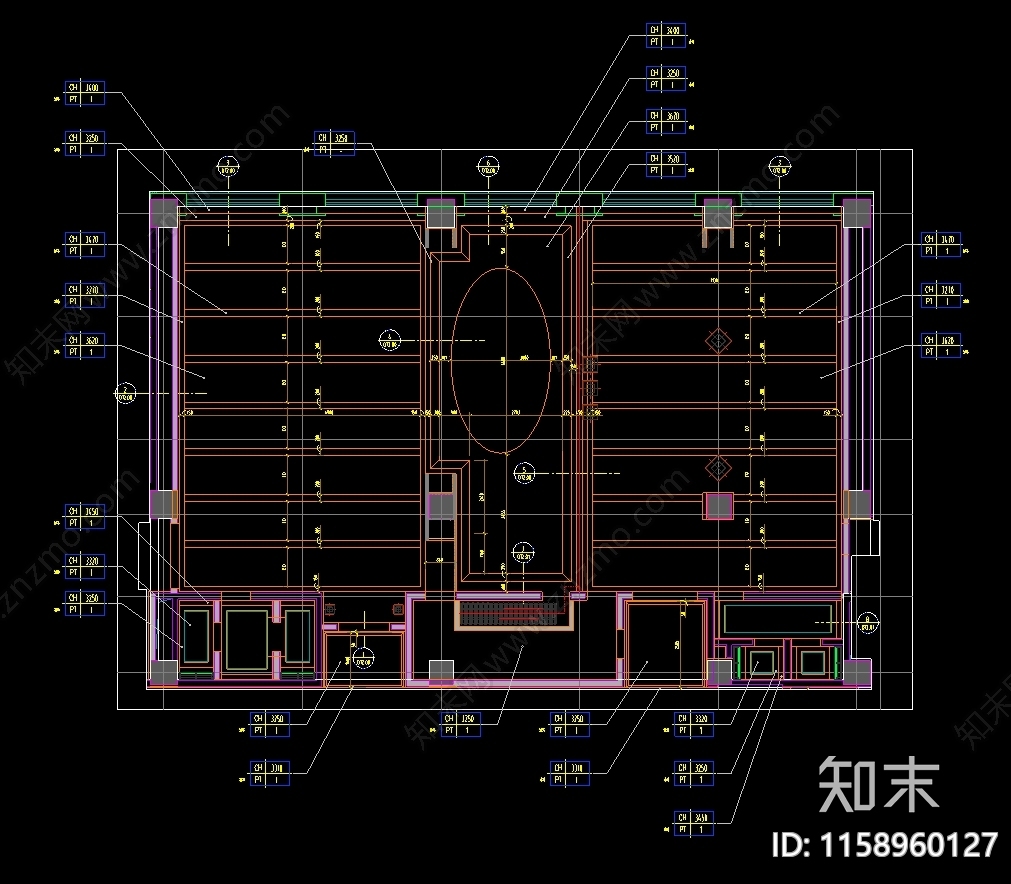 中餐厅及包间标准制图图cad施工图下载【ID:1158960127】