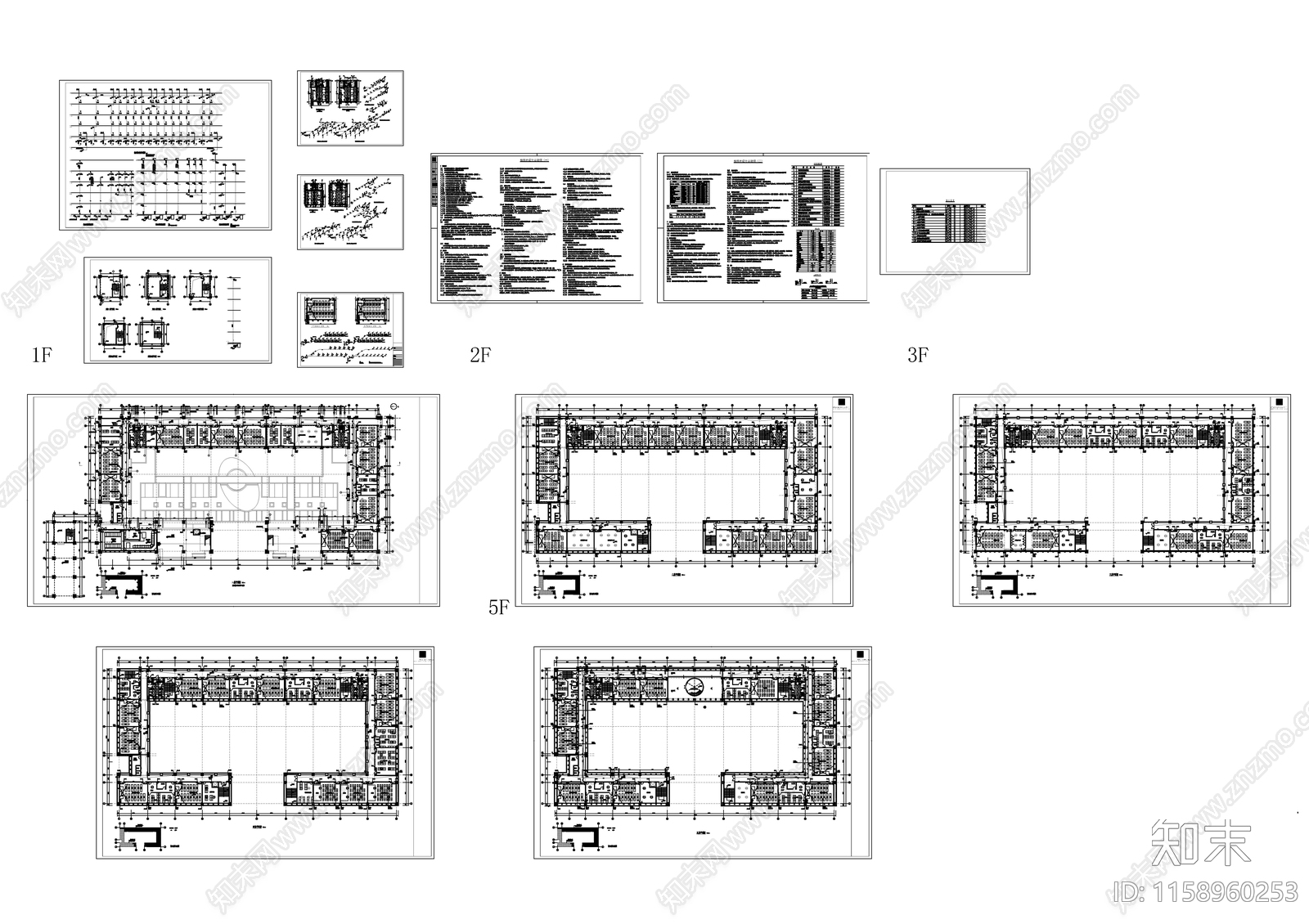 学校实验楼给排cad施工图下载【ID:1158960253】